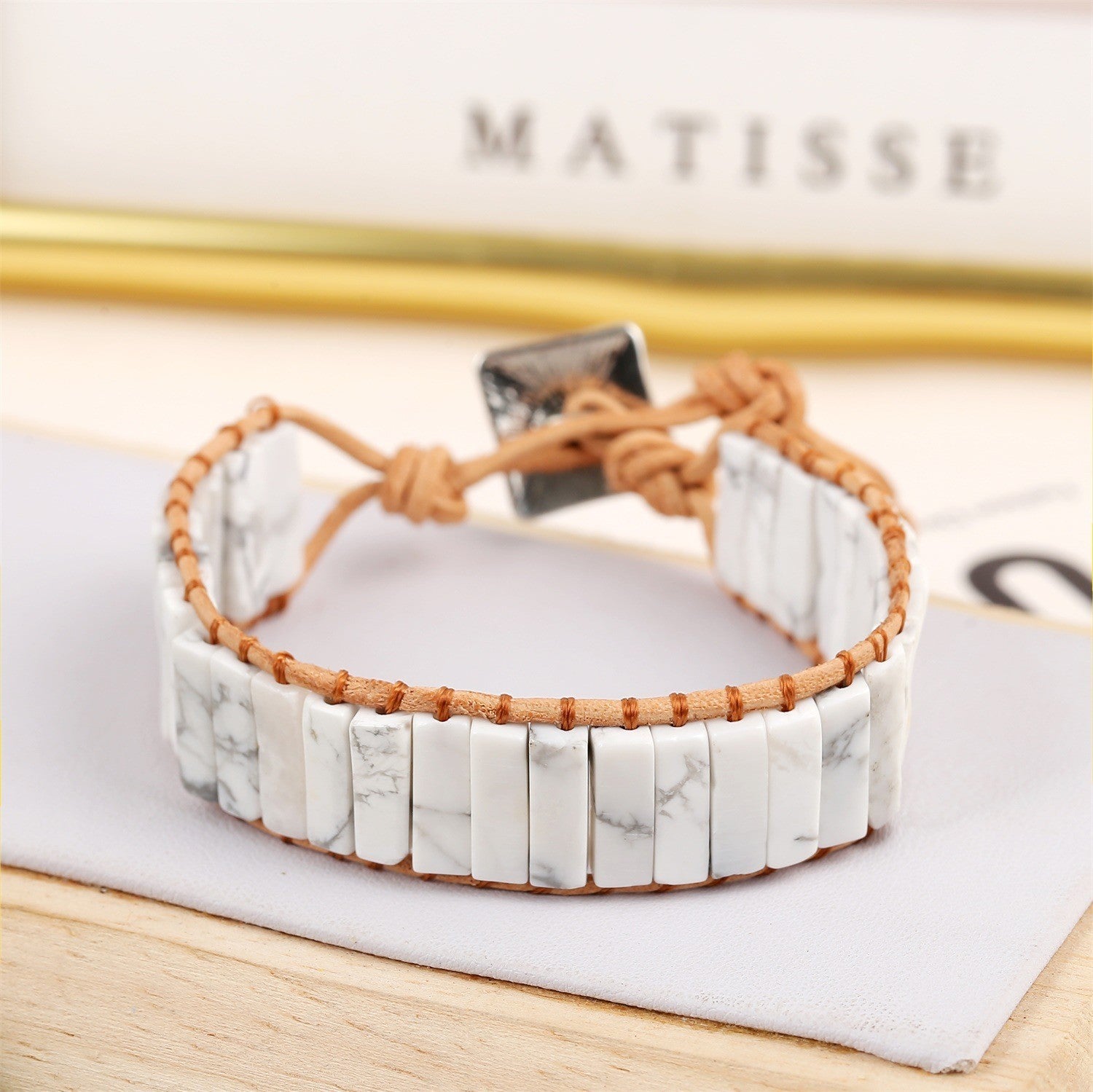 Wholesale Hand-woven Leather European and American Bohemian Creative Bracelet