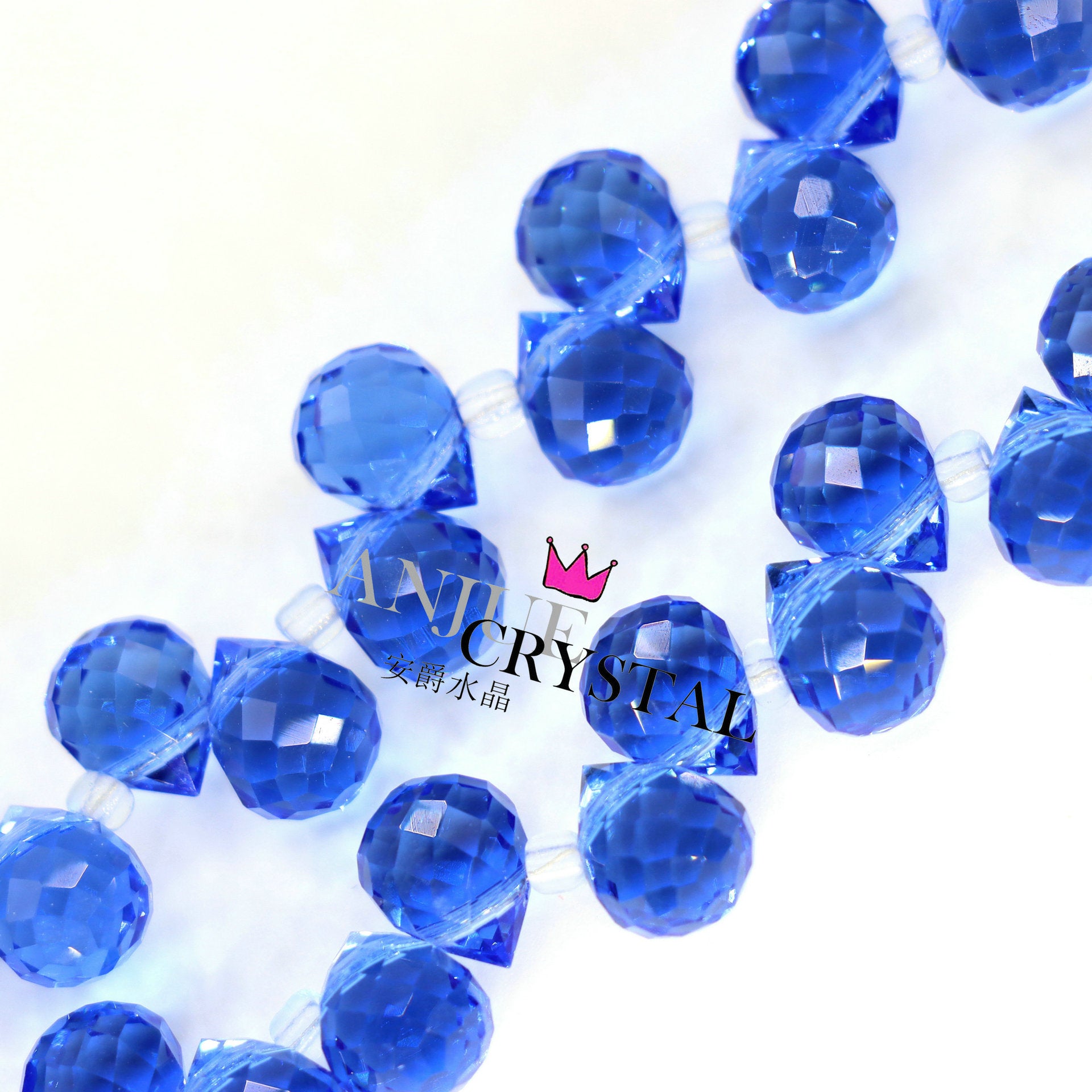 Wholesale 8mm Strawberry Jingjing Horizontal Hole Beads
