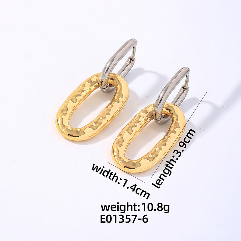 Wholesale Stainless Steel Toggle Love Earrings