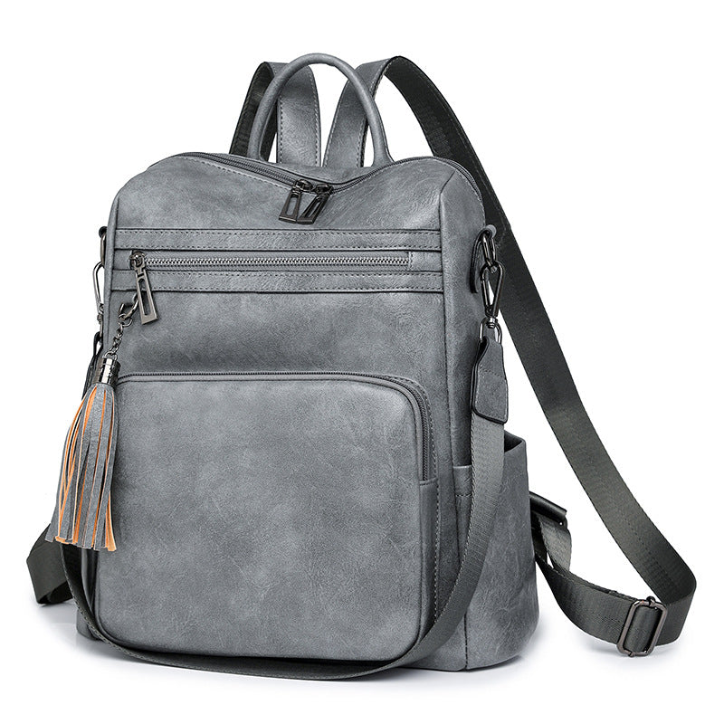 Wholesale Winter Retro Fashion Women's Large Capacity Backpack