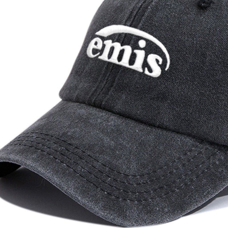 Wholesale Letters Versatile Washed Distressed Curved Brim Baseball Cap