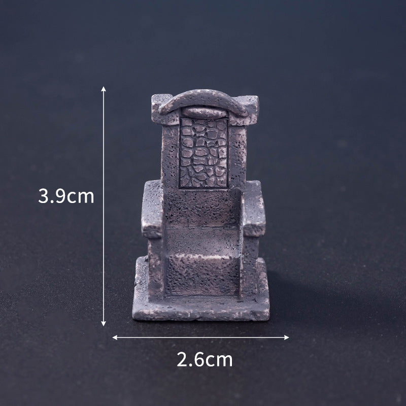 Wholesale Resin  Skull Mummy Figurine European Style Desk Ornament Everyday Use Gift Resale