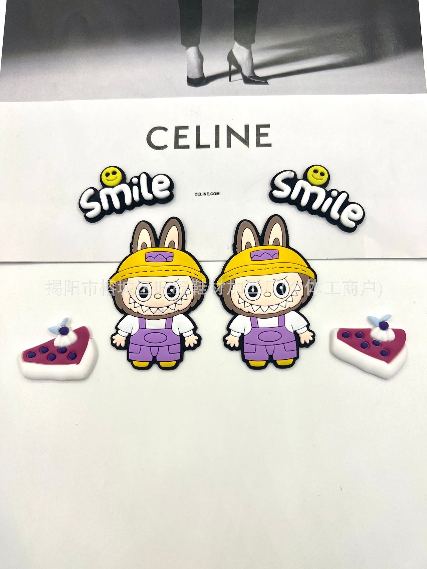 Wholesale DIY Perforated Shoe Buckles DIY Soft Rubber Shoe Buckles OLY Exclusive