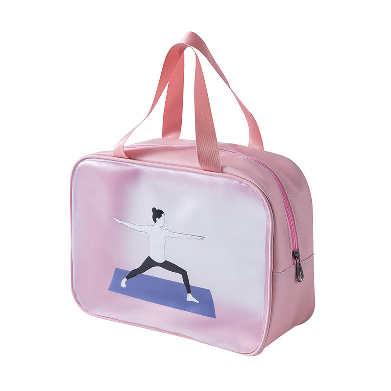 Wholesale TPU Dry Wet Separation Wash Bag Waterproof Handheld Makeup Bag