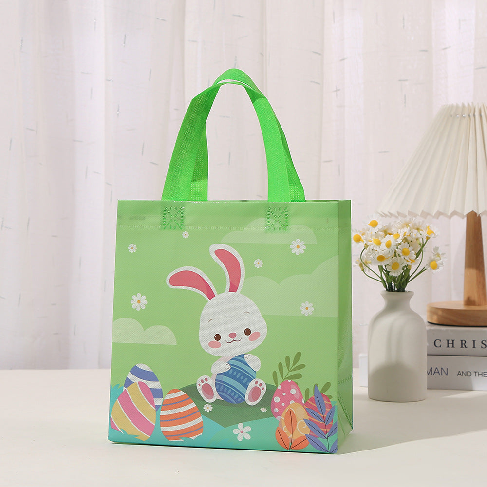 Wholesale 24pcs Easter Cartoon Rabbit Non Woven Storage Bag