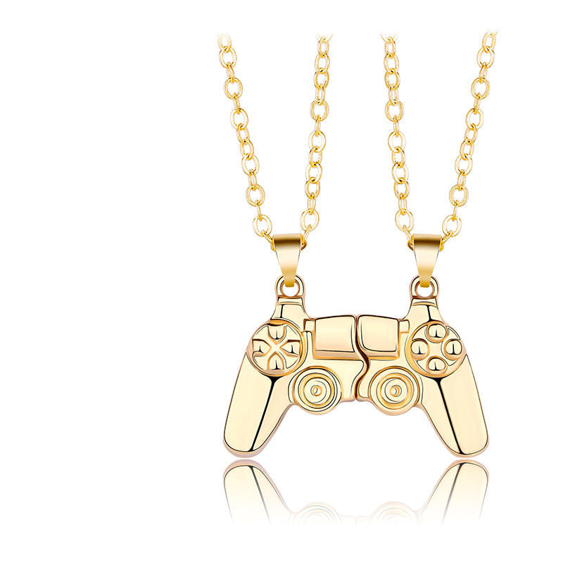 Wholesale Crystal Pendant Necklace Silver Color Women's Jewelry Accessories Zirconia Stone Inlaid Fashionable Design