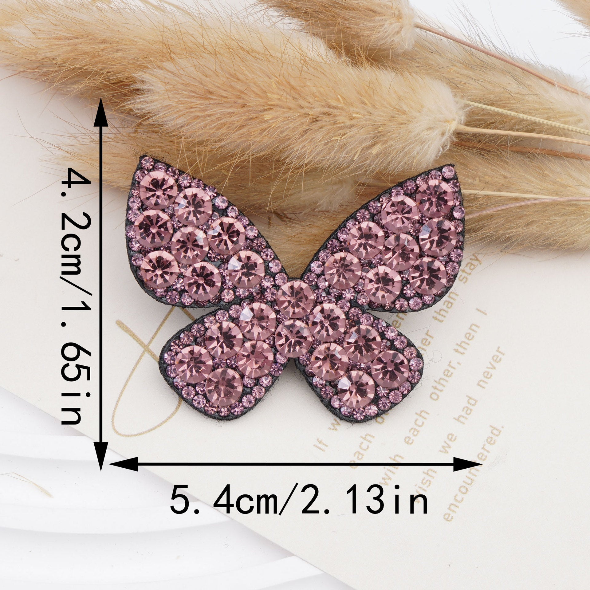 Wholesale Water Diamond Sweet Wind Butterfly Embroidery DIY Patches