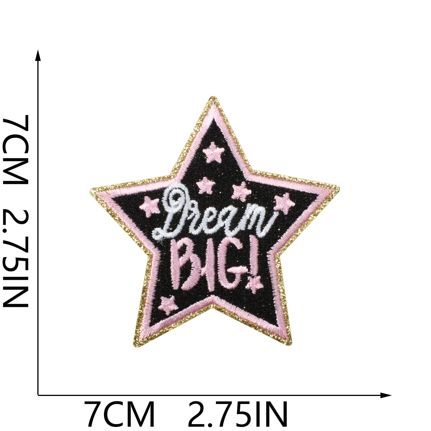 Wholesale Graduation Embroidered Patch Top Honors Future Promise Iron On Applique For Student Clothing DIY Fashion Accessory