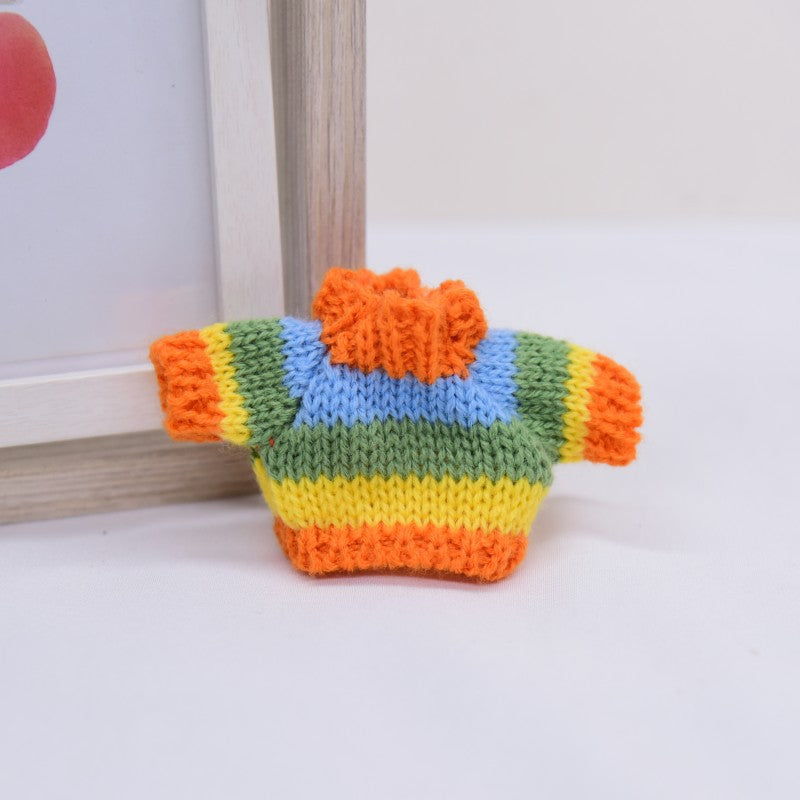 Wholesale Wholesale 10cm Handdog Doll Replacement Clothes Sweater Toy Cotton Doll Accessories Finished Dress-up Accessories