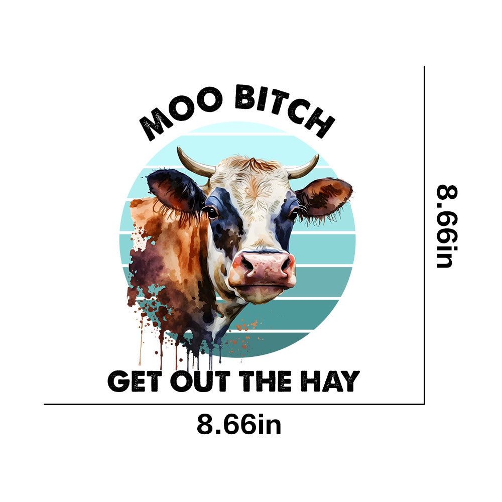 Wholesale Farm animals chickens pigs flowers UV DTF Ready to Press Transfers Wraps