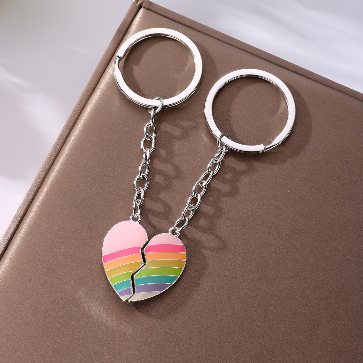 Wholesale Love Rainbow Keychain