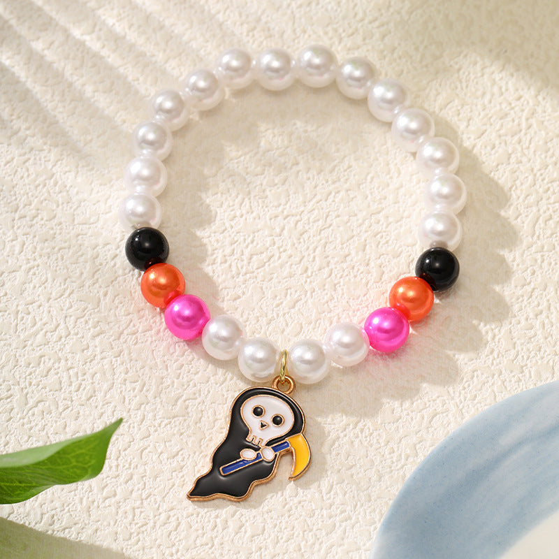 Wholesale  Halloween Pumpkin Orange Bracelet
