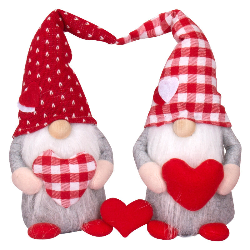 Wholesale Valentine's Day Love Fabric Figurine Ornaments