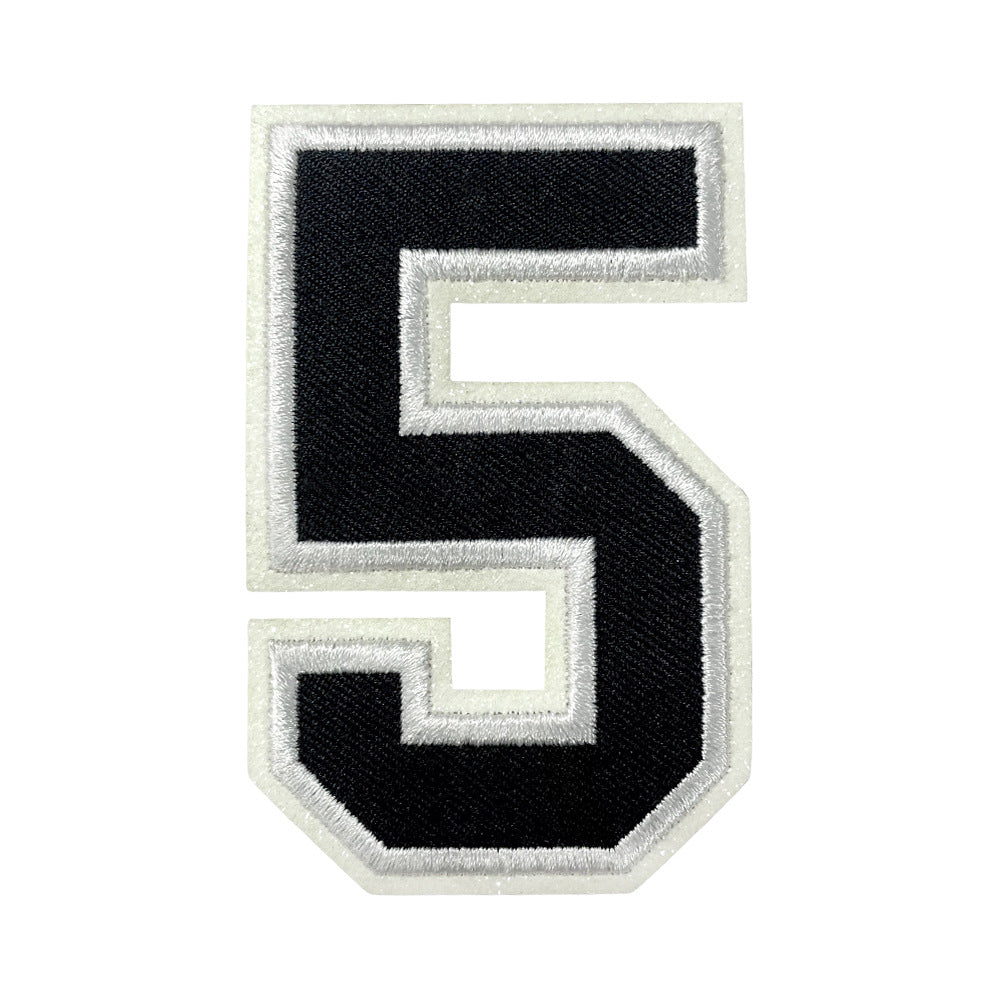 Wholesale Baseball Numbers 0 9 Iron On Embroidery Patches Polyester Fashion Accessory DIY Craft Supply For Clothing And Boutique Resale