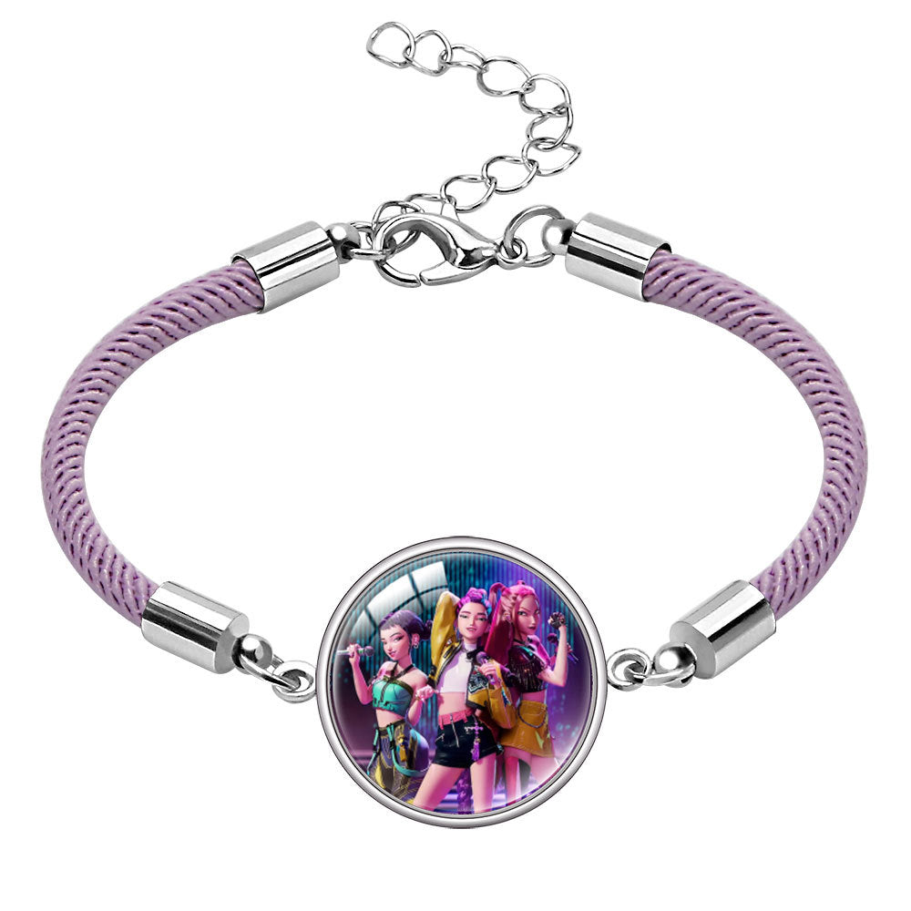 Wholesale Gemstone Bracelet Cartoon Character Multi Color Rope Bracelet