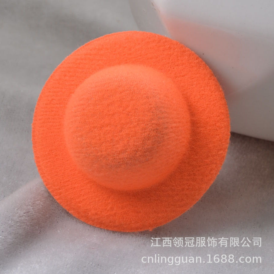 Wholesale 10pcs BJD Doll Brushed Small Top Hat Bare Hat Doll Jewelry Hat Embryo Small Jewelry Raw Material Toy Bare Hat 8cm