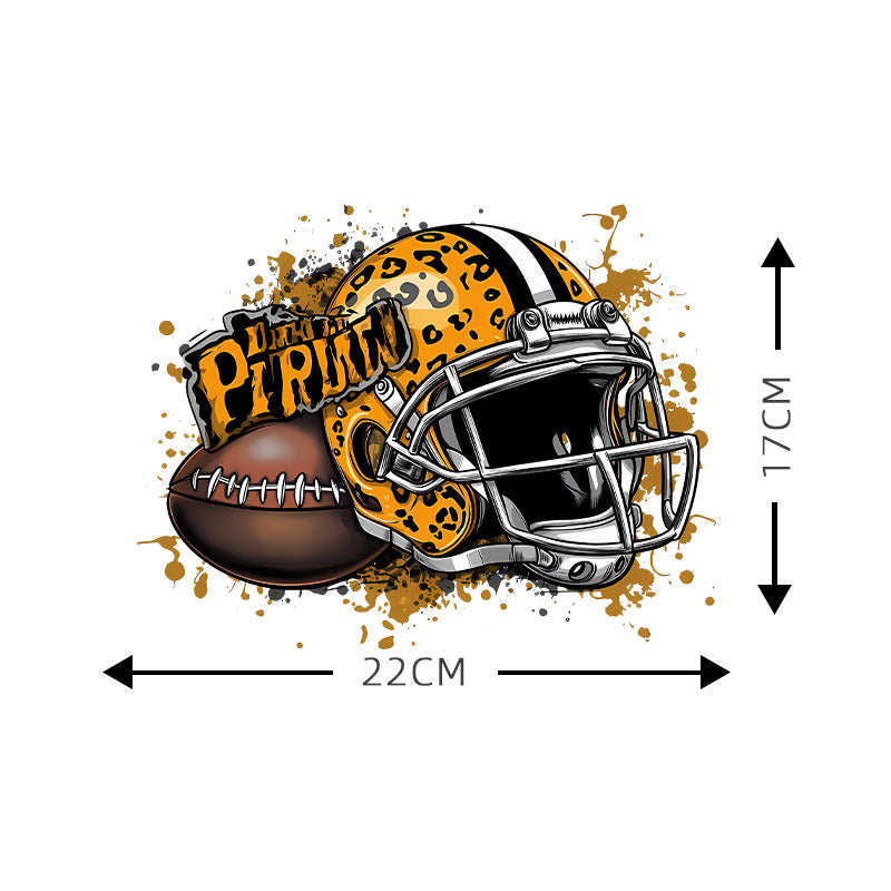 Wholesale rugby jersey UV DTF ready-to-use transfer stickers