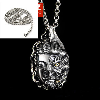 Wholesale Pendant Buddha Demon Necklace  Deer National Retro Men' s Pendant