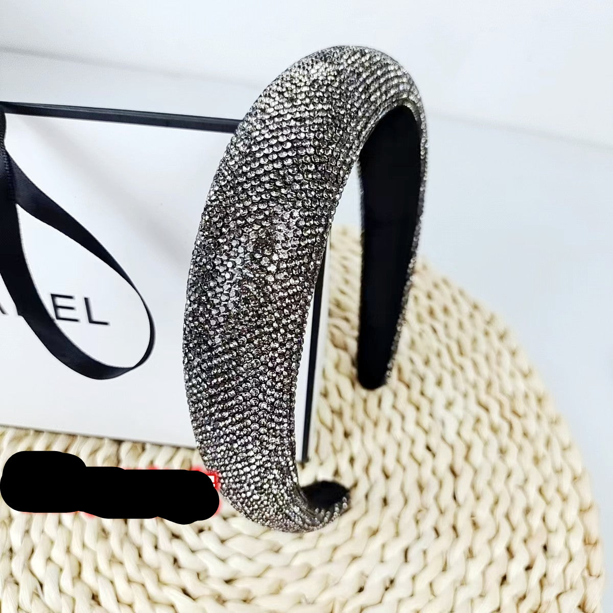 Wholesale High-grade colorful diamond high headband