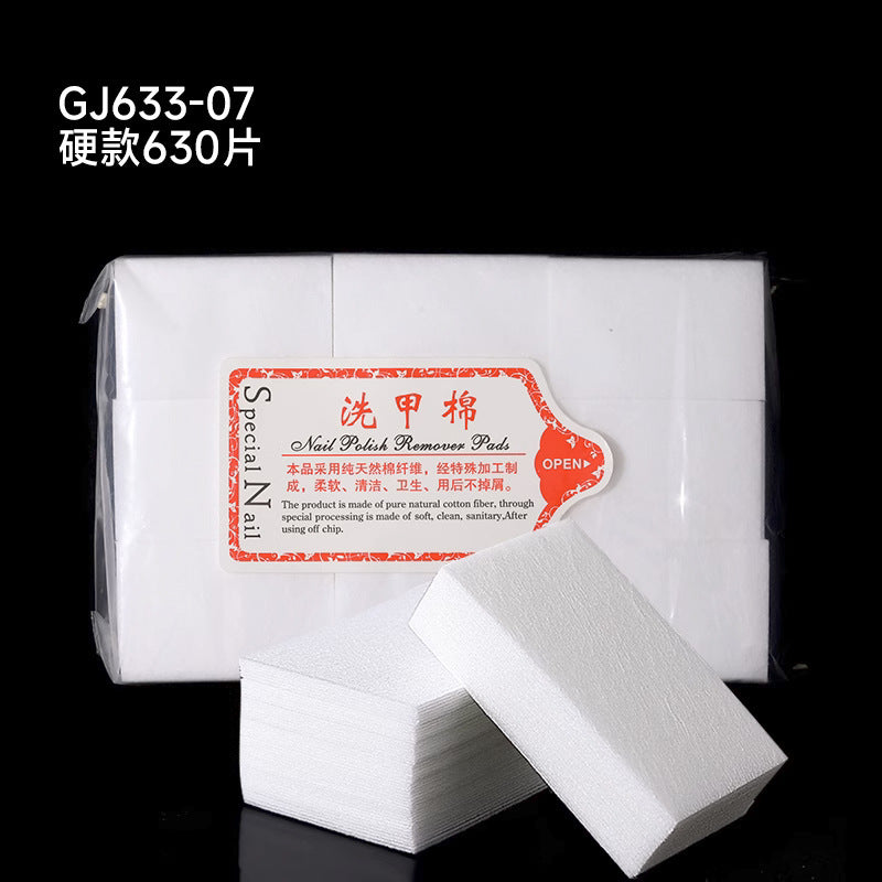 Wholesale Hard nail polish remover cotton, no lint, nail polish remover, nail polish remover, nail salon specific nail cleaning sheet, scrubbing cotton sheet