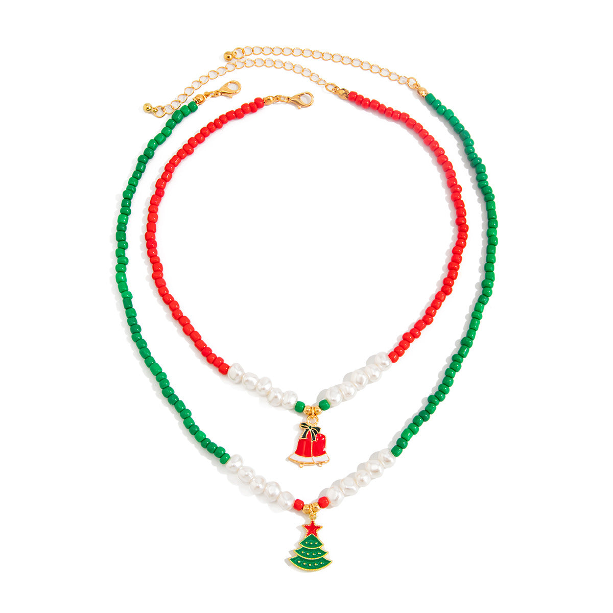 Wholesale Pearl  Reindeer Necklace