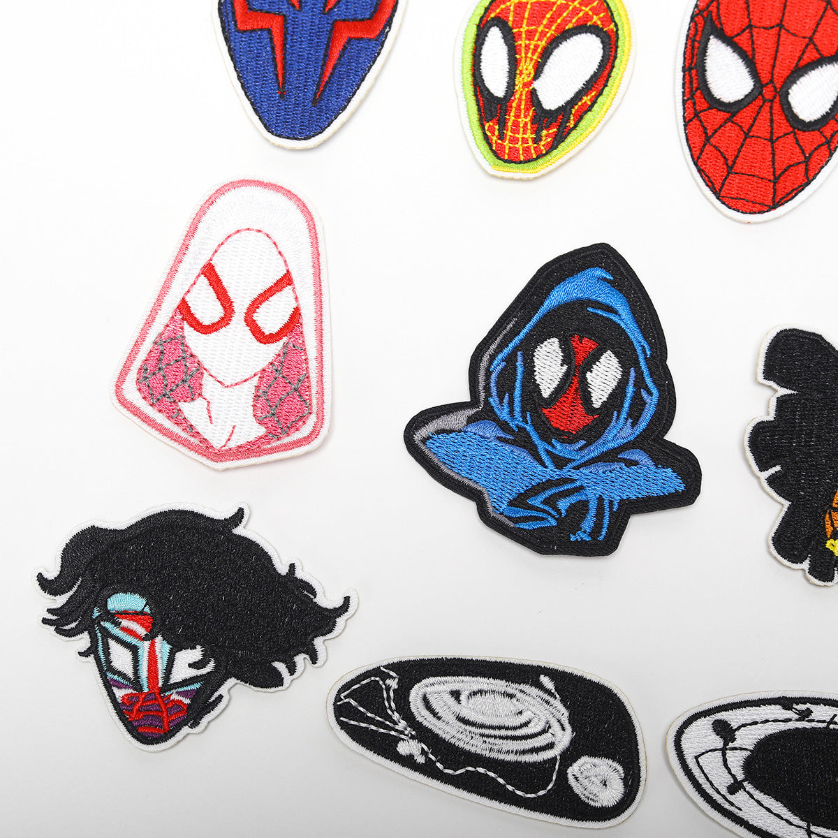 Wholesale 10 Pack Cartoon Embroidered Patch Set Sup erhero Theme DIY Sew On Patches For Clothing Bags Towels Fashion Accessory For Resale MysteryZone