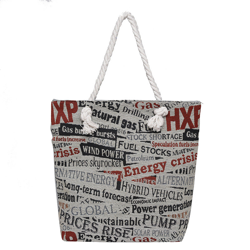 Wholesale Canvas Embroidery Knitting Bag
