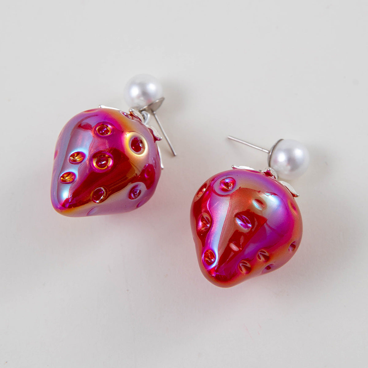 Wholesale  Strawberry Earrings Lover Strawberry Earrings Women