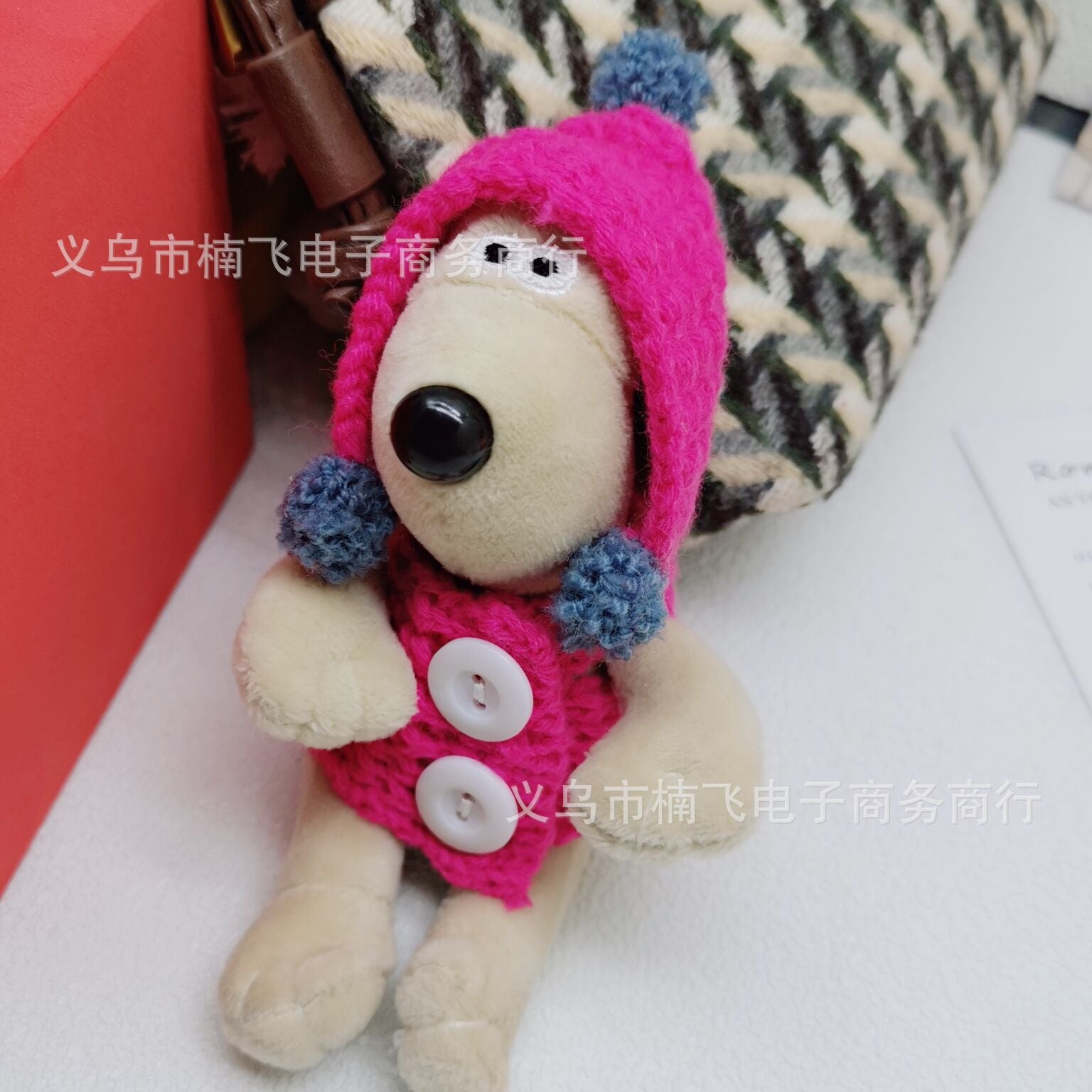 Wholesale Mini Handmade Knitted Cartoon Hat  Doll  Accessories
