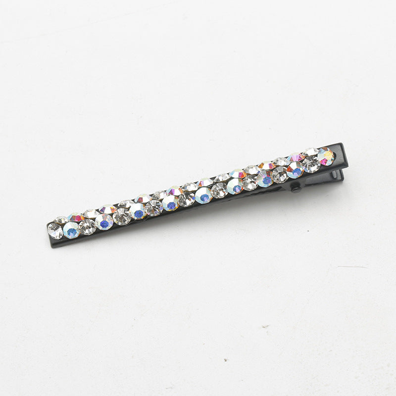 Wholesale Rhinestone Side Hairpins Duckbill Clip for Broken Hair