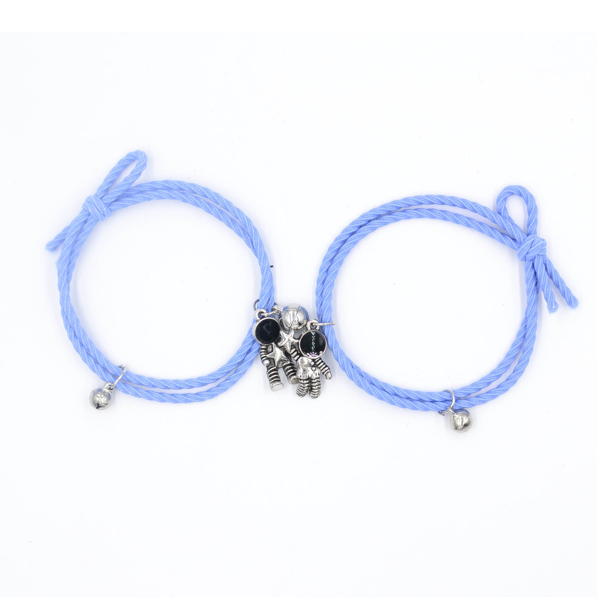 Wholesale Cute astronaut couple elastic thread bracelet