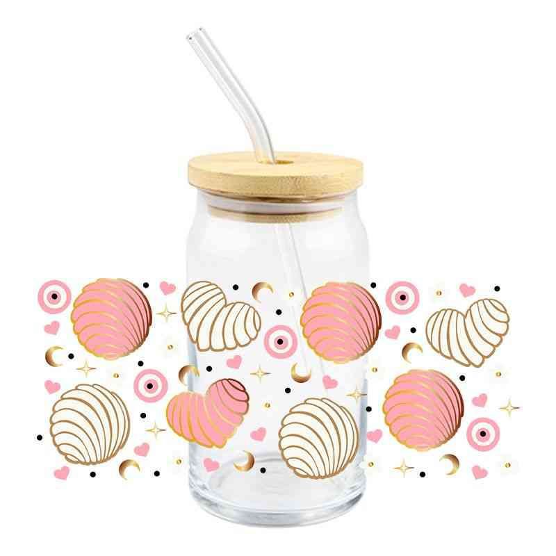 Wholesale 5pcs Devil' s Eye 16oz Cup UV DTF Wraps