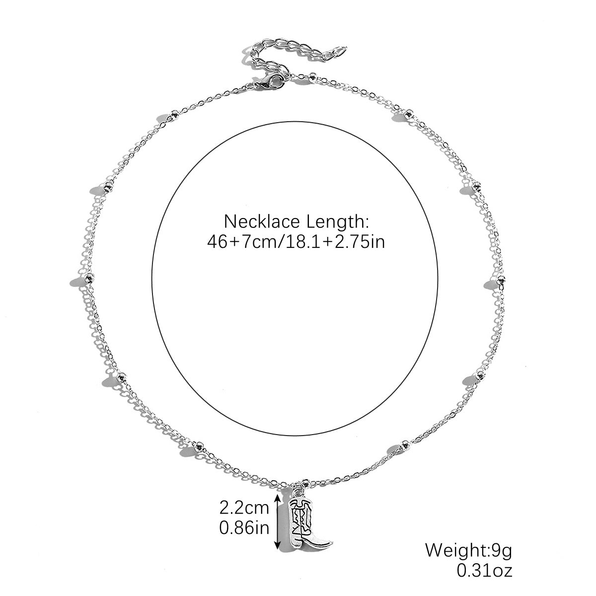 Wholesale Western Cowboy Turquoise Leather Necklace