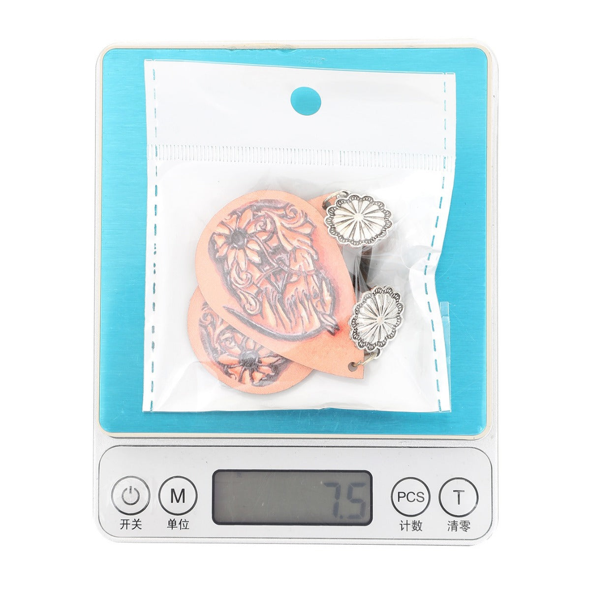 Wholesale Vintage Horse Head Wooden Drop Shaped Earrings