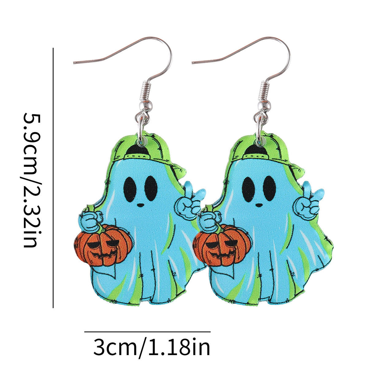 Wholesale  Acrylic Gothic Style Funny Pendant Earrings