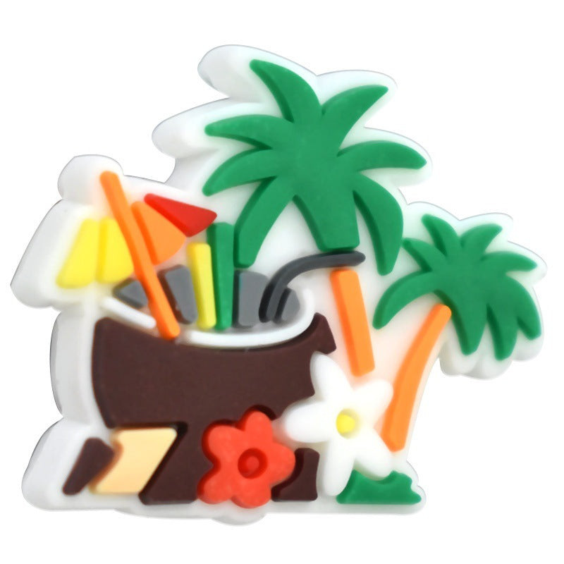 Wholesale Random 100pcs/pack   Summer series card bead  Focal Beads