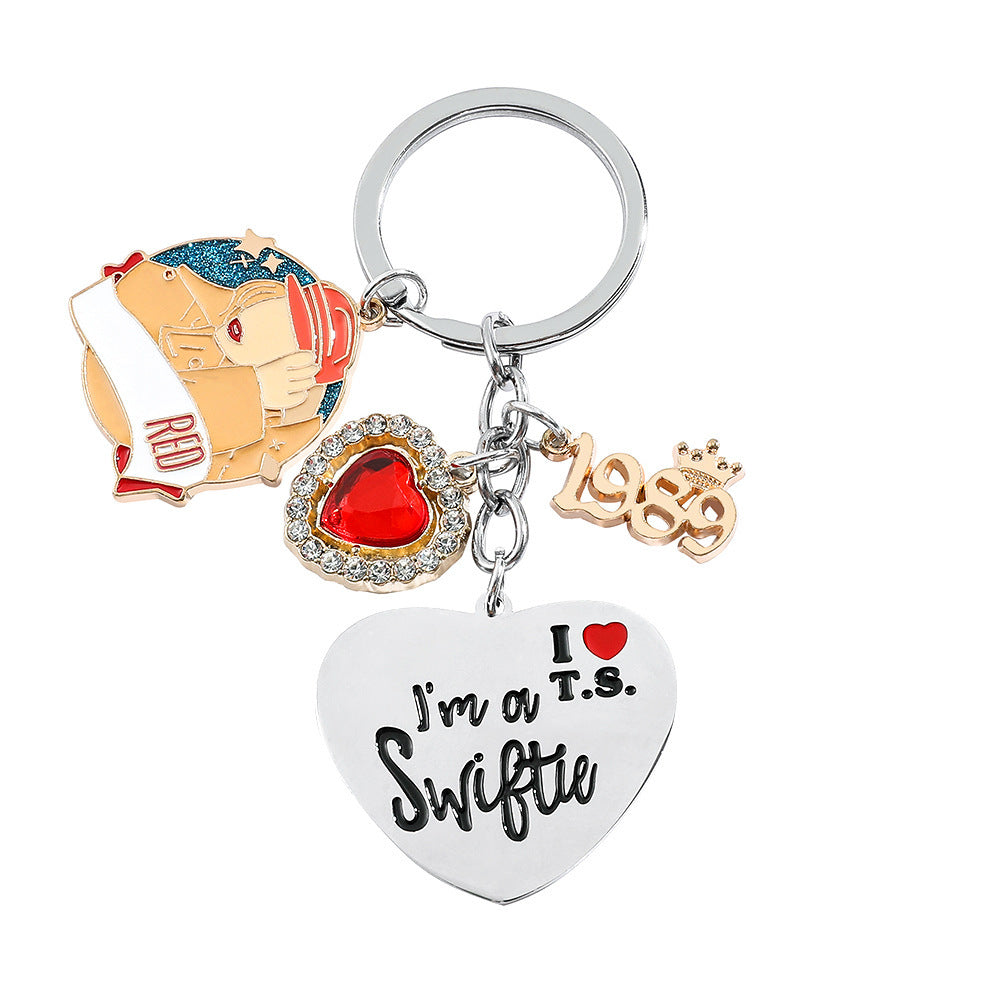Wholesale Taylor Swift Metal Keychains
