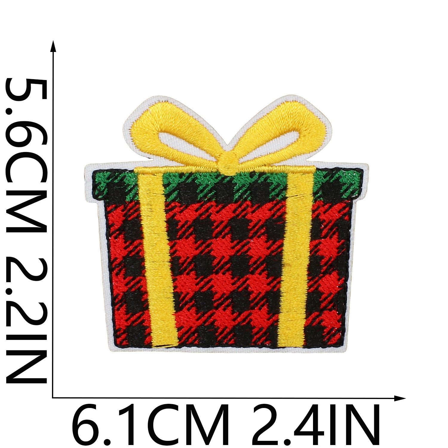 Wholesale Cartoon Christmas Embroidery Patches Festive Tree Snowman Designs Polyester Thread Decorative Accent For Clothing Bags DIY Projects
