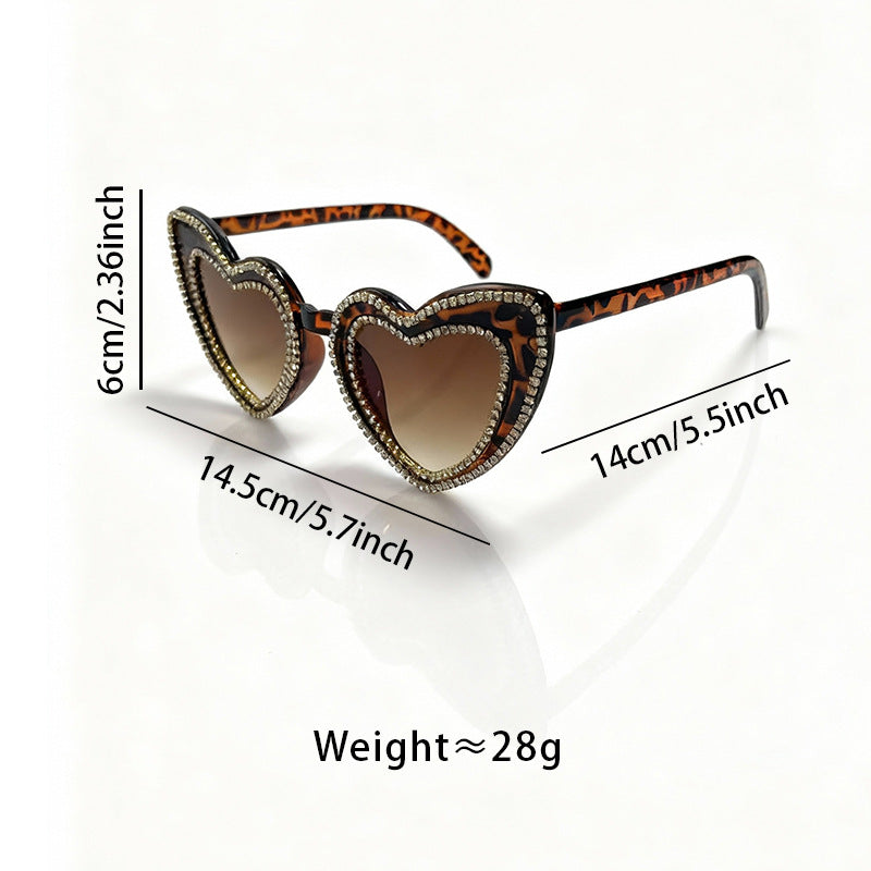 Wholesale Leopard Print Party with Rhinestones Men' s/ women' s sunglasses