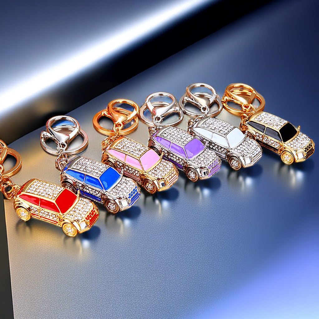 Wholesale Full Diamond Keychain Metal Bag Charm Chic Fashion Accessory OLY Exclusive