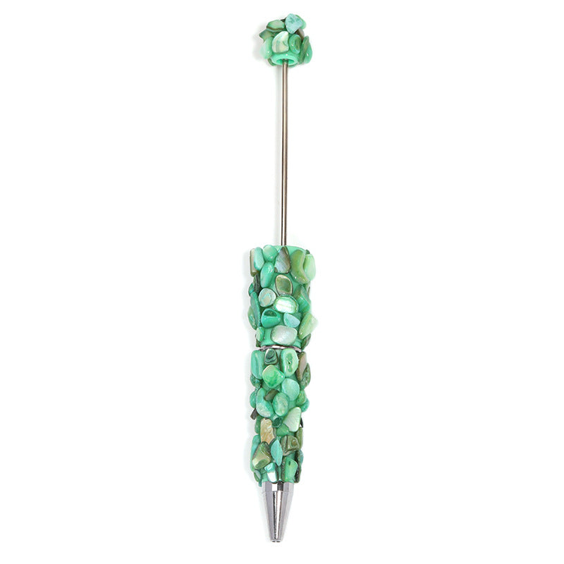 Wholesale 5pcs Colorful Shell Heavy Beaded Cute Pen DIY Creative