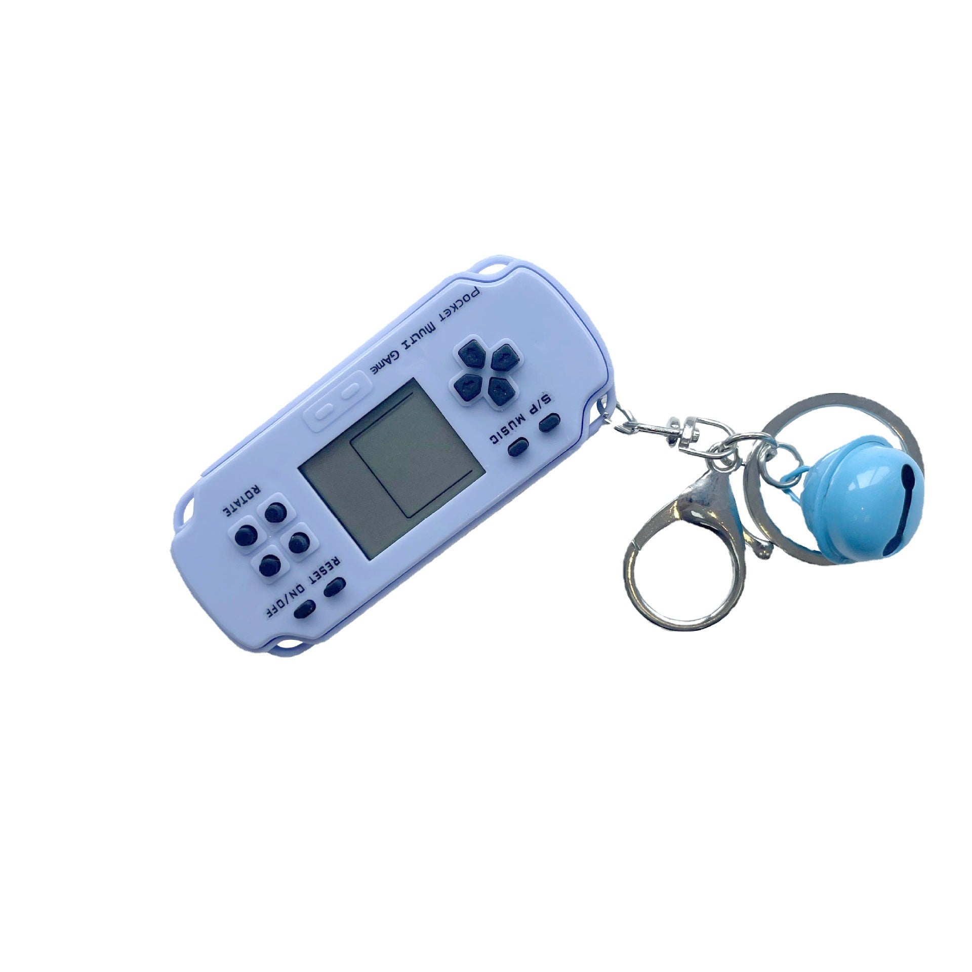 Llavero de juego de tetris de metal al por mayor