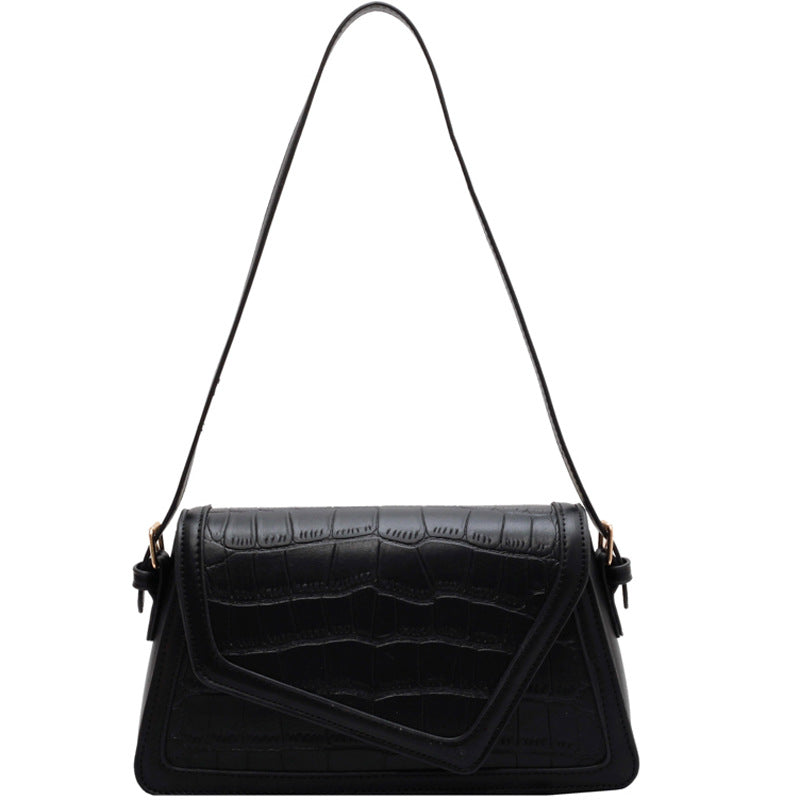 Wholesale Underarm bag trendy stone pattern small square bag versatile shoulder crossbody bag