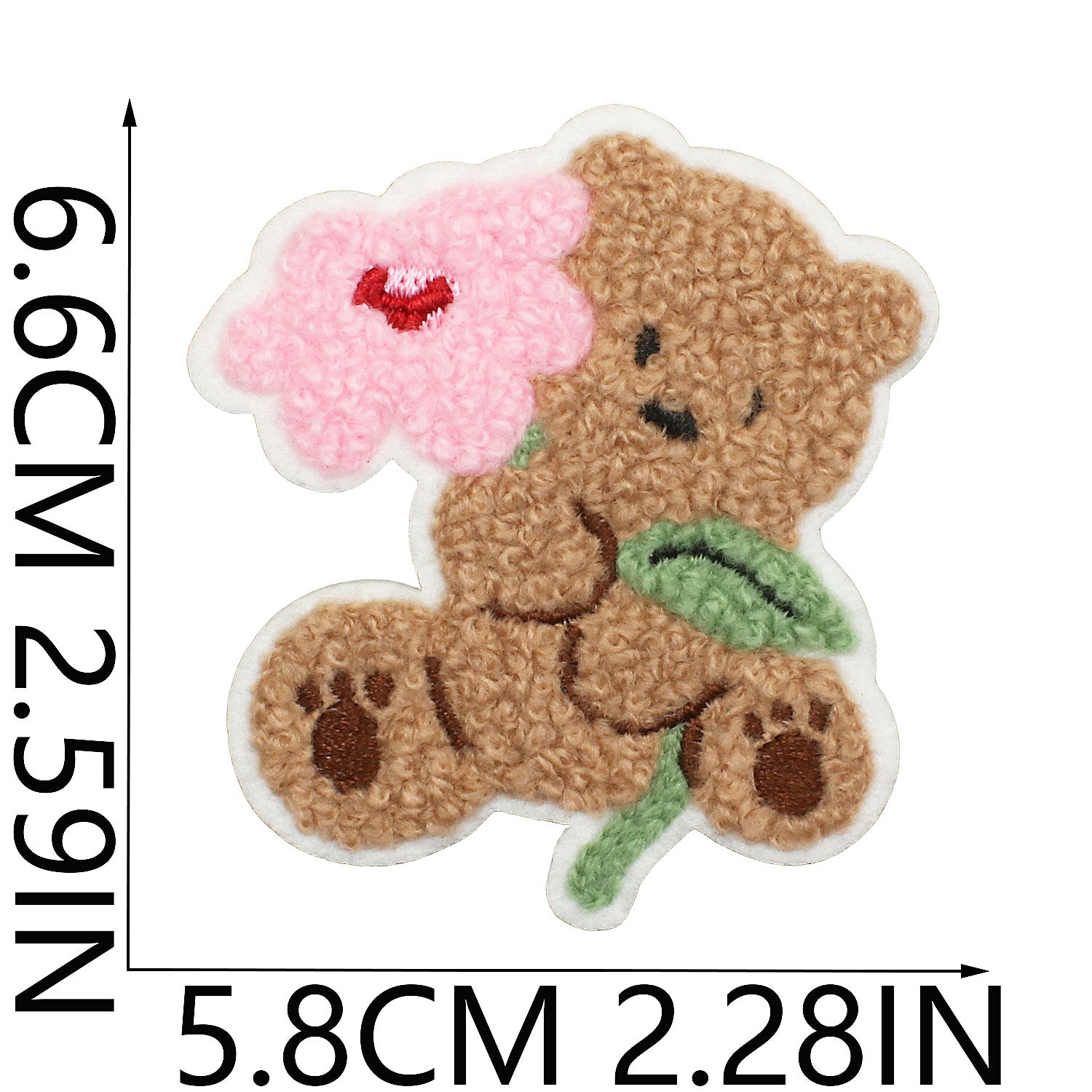 Wholesale Bow Bear Embroidered Cloth DIY Patches