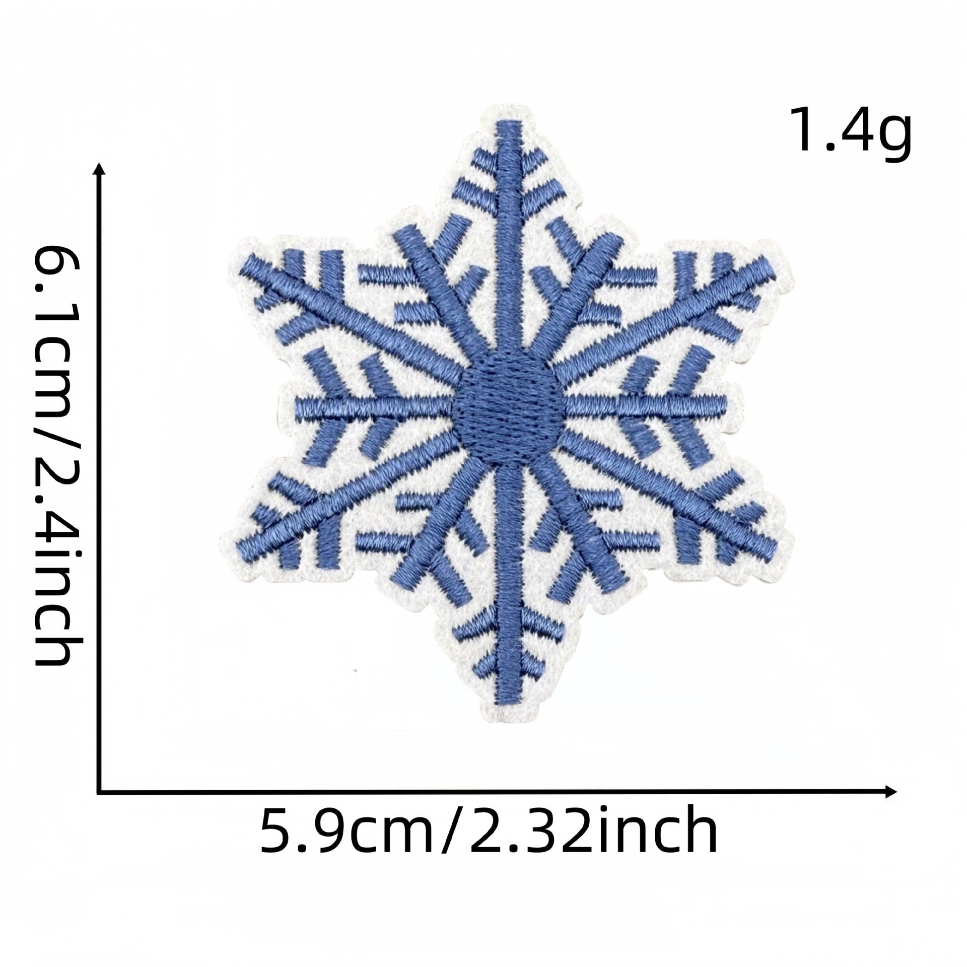 Wholesale Blue Snowflake Cartoon Penguin Animal Embroidery DIY Patches