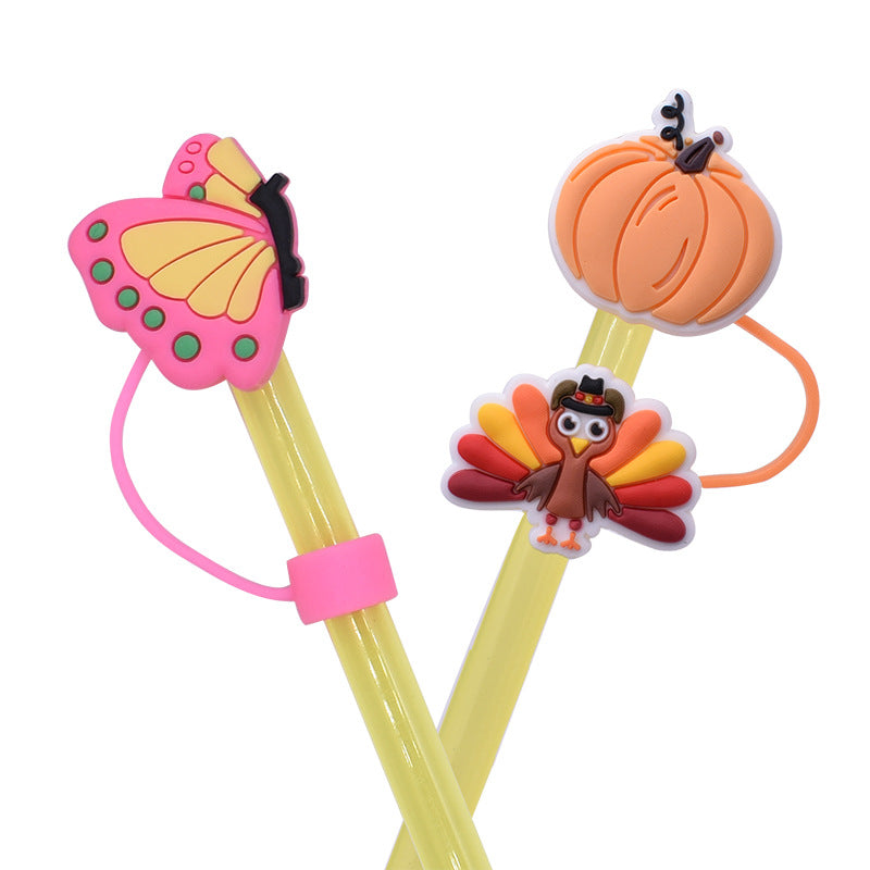 Wholesale 10pcs/pack Milk tea dustproof plug  straw dustproof Straw Tube Cap