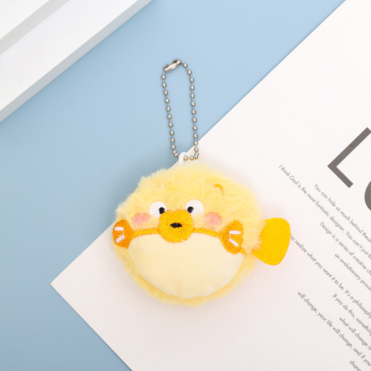 Wholesale Cute marine animal plush doll pendant girl backpack jewelry accessories brooch keychain pendant