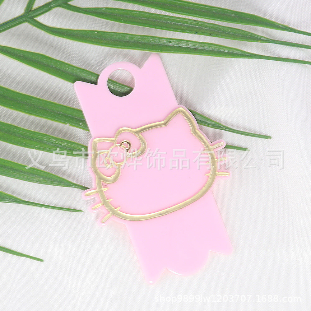 Wholesale 10pcs Blank DIY Acrylic Nameplate FlatBack