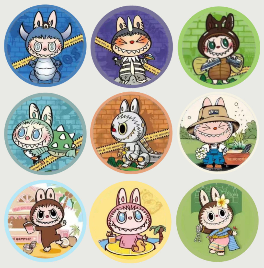 Wholesale 30pcs Luminous printed silicone beads DIY Accessories