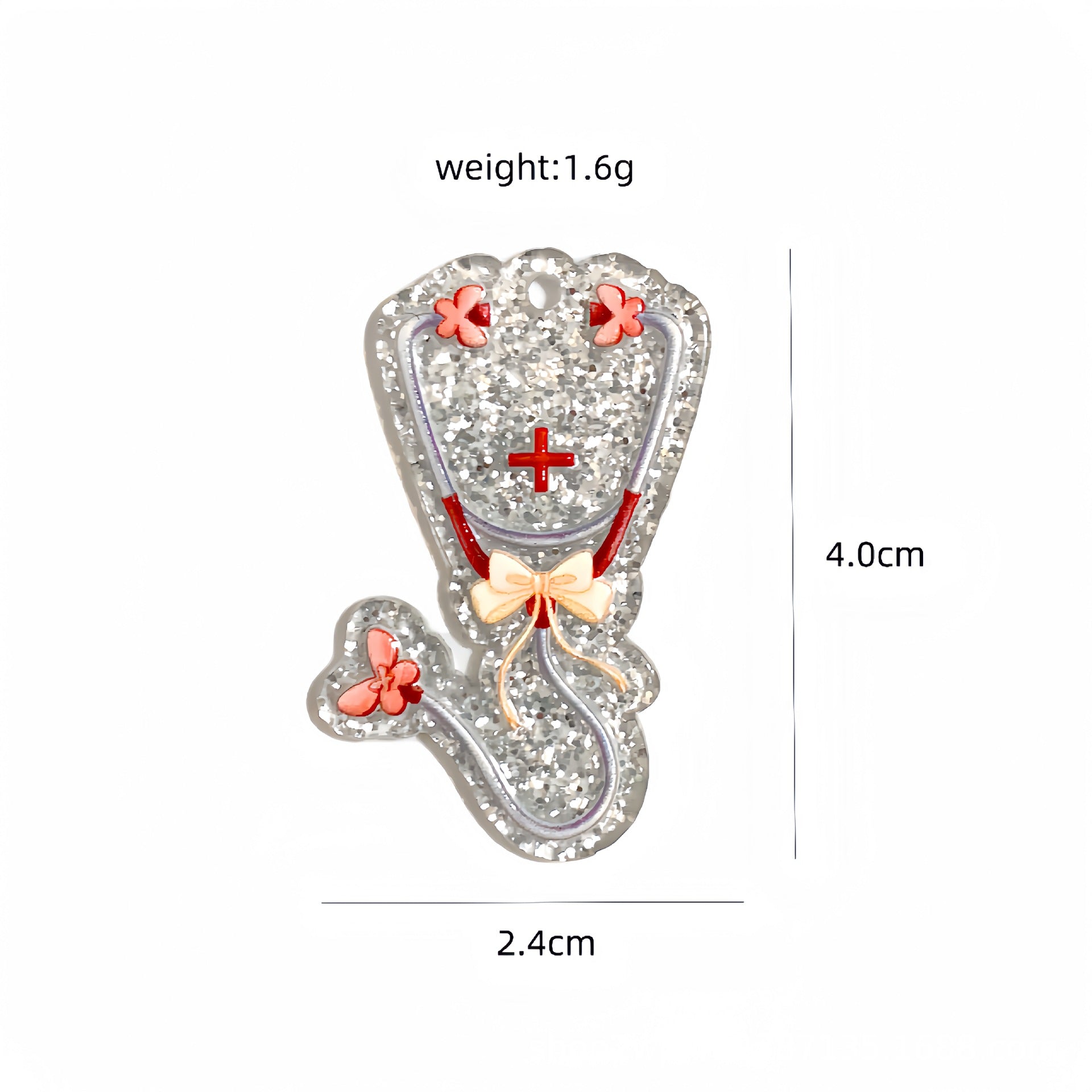 Wholesale 30pcs Nurses Day Acrylic Sheet DIY Accessories